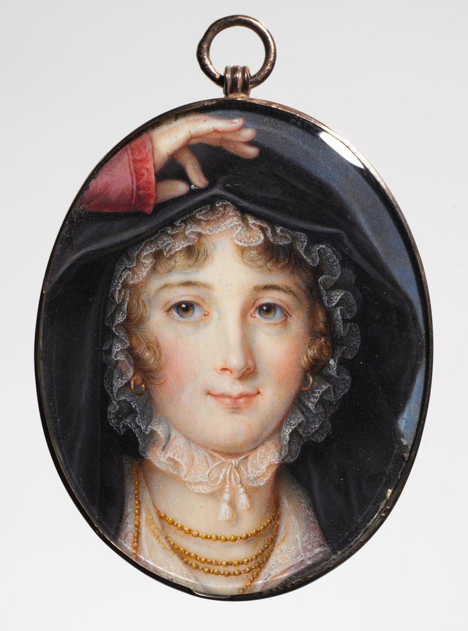 Porträt einer Frau von Louis Marie Autissier