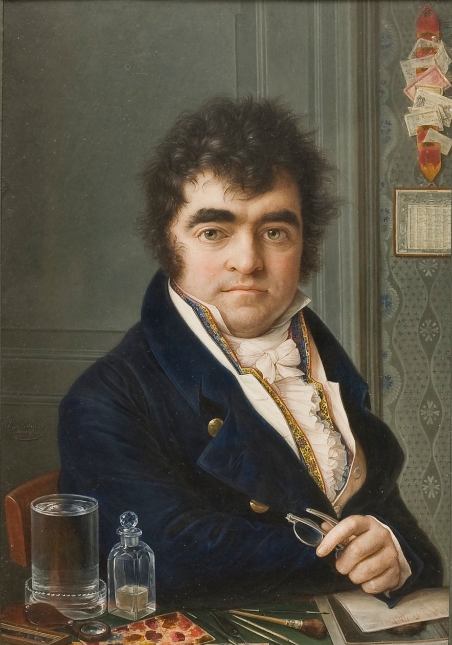 Selbstporträt von Louis Marie Autissier