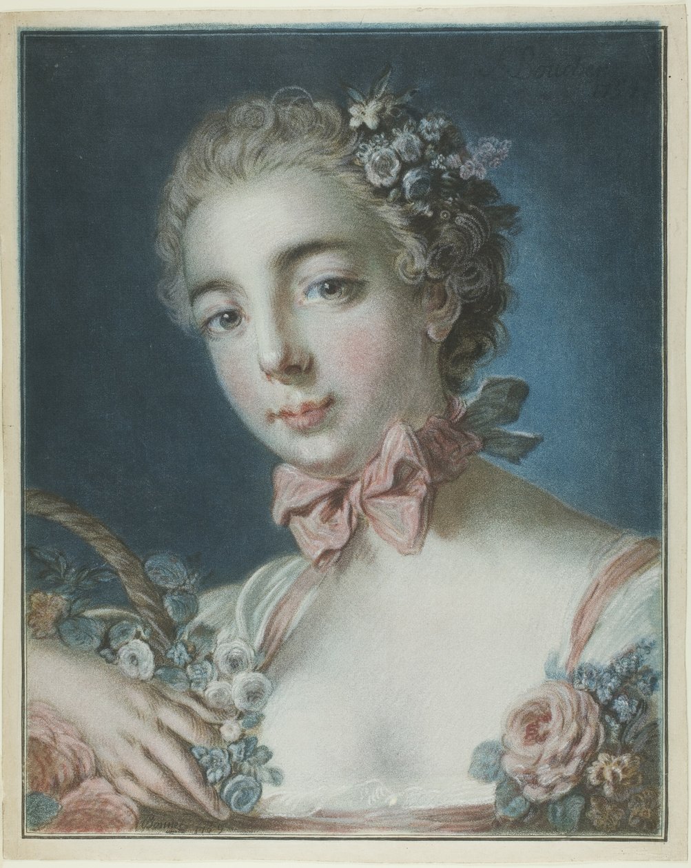 Kopf von Flora von Louis Marin Bonnet