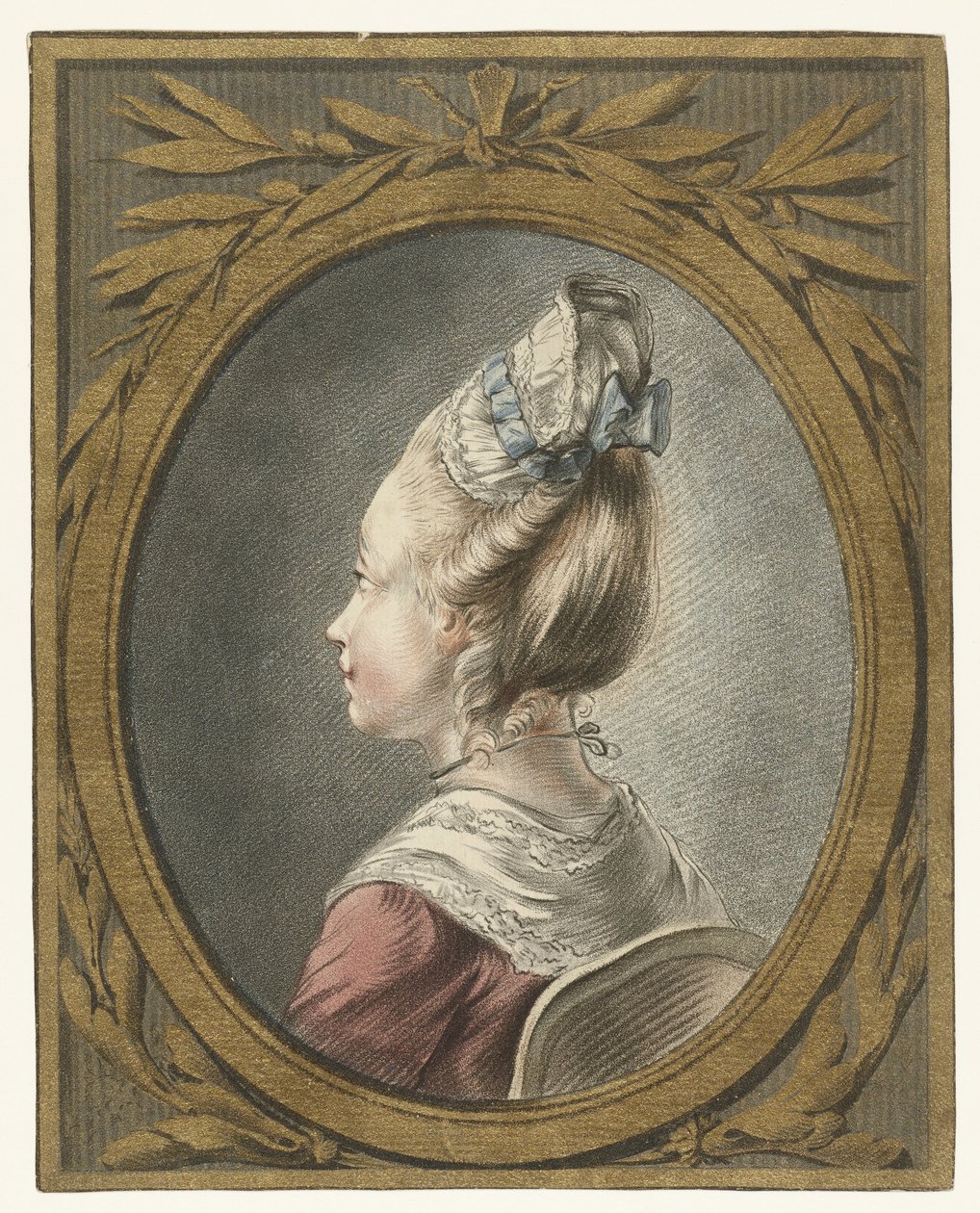 Porträt einer jungen Frau von Louis Marin Bonnet