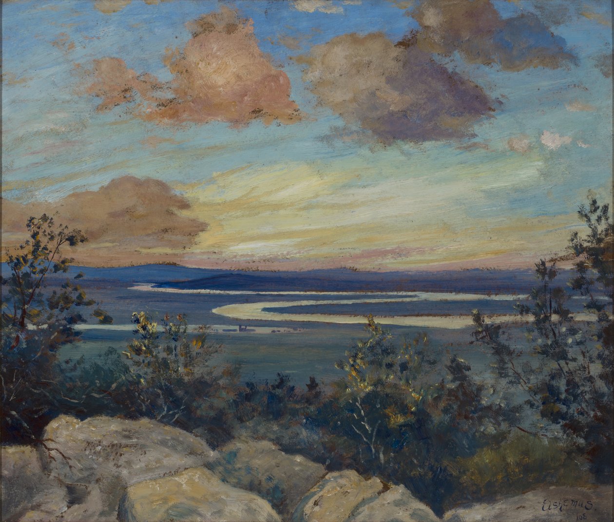 Gewundener Fluss von Louis Michel Eilshemius