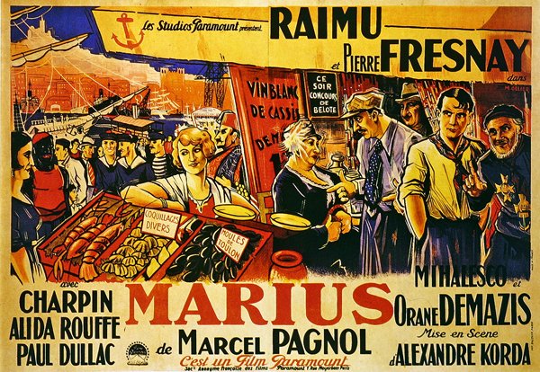 Marius Plakat von Louis Ollier
