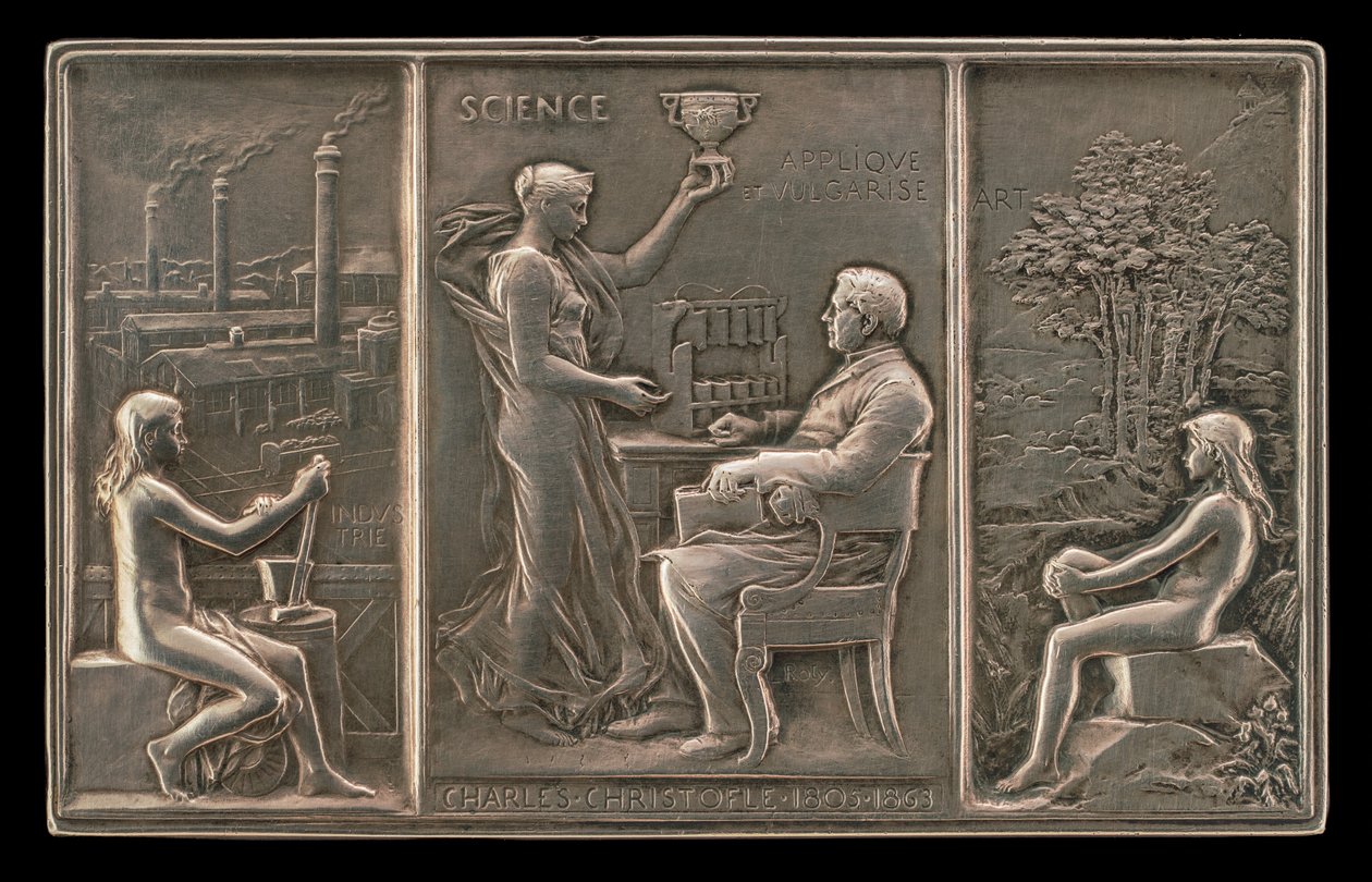 Charles Christofle, 1805-1863, Silberschmied [Vorderseite] von Louis Oscar Roty