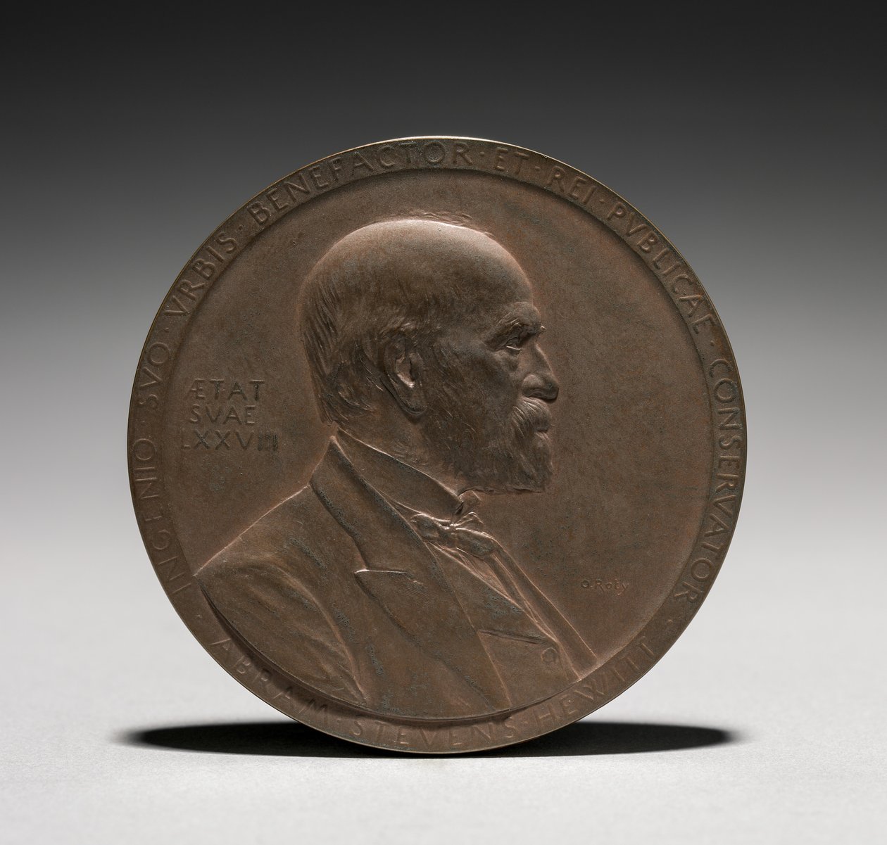 Medaille: Abram Stevens Hewitt, 1875-1925 von Louis Oscar Roty