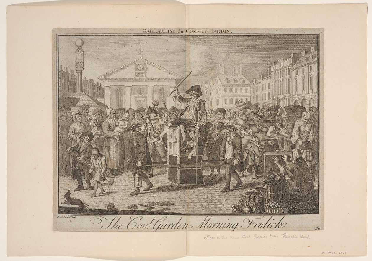 Der Covent Garden Morgenstreich von Louis Philippe Boitard