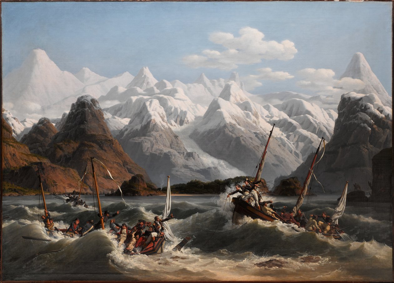 Schiffswrack vor der Küste Alaskas von Louis Philippe Crepin