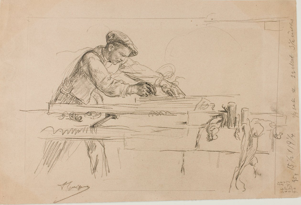 Der Hobler von Louis Pierre Henriquel Dupont