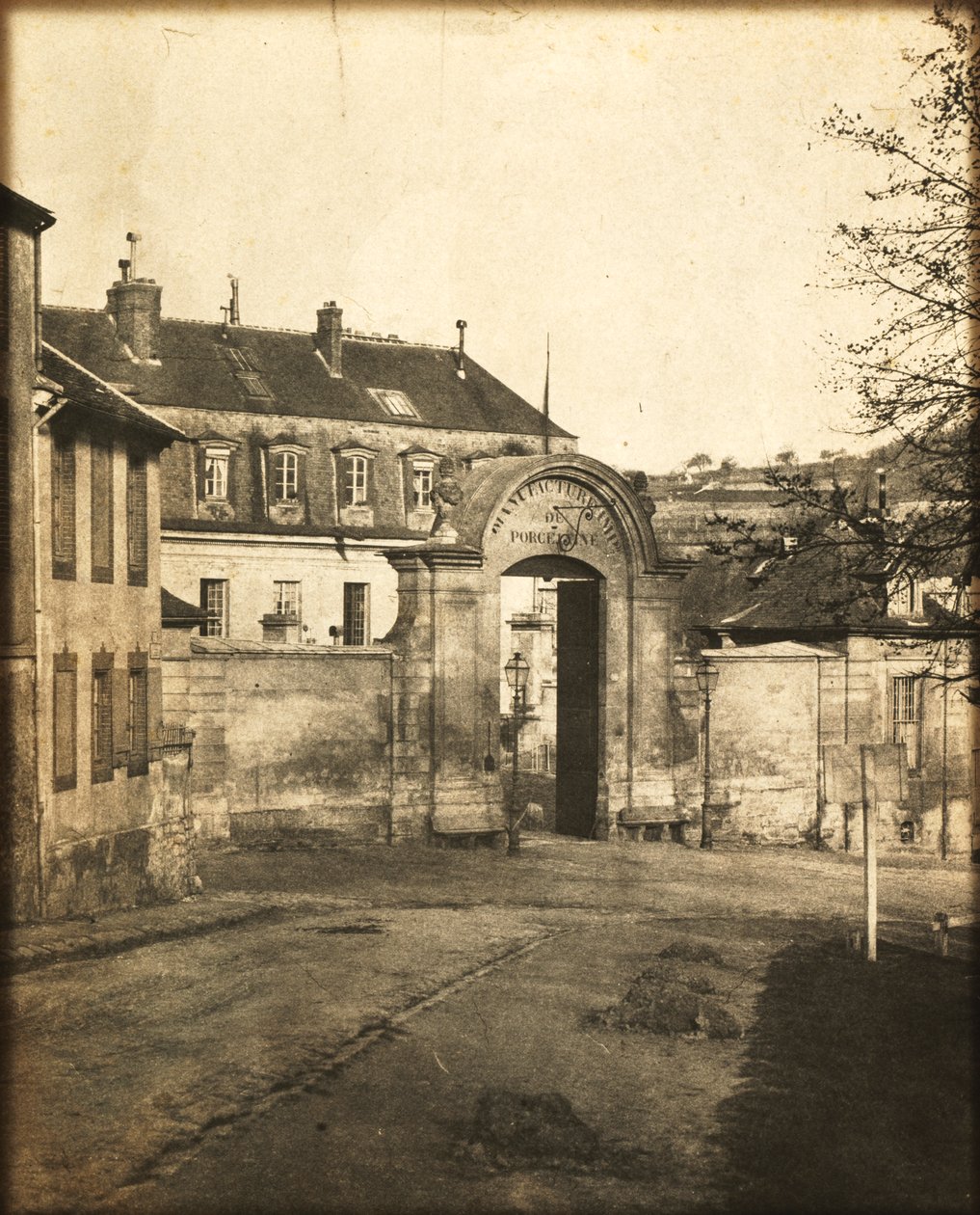 Tür zur Sèvres-Fabrik von Louis Rémy Robert