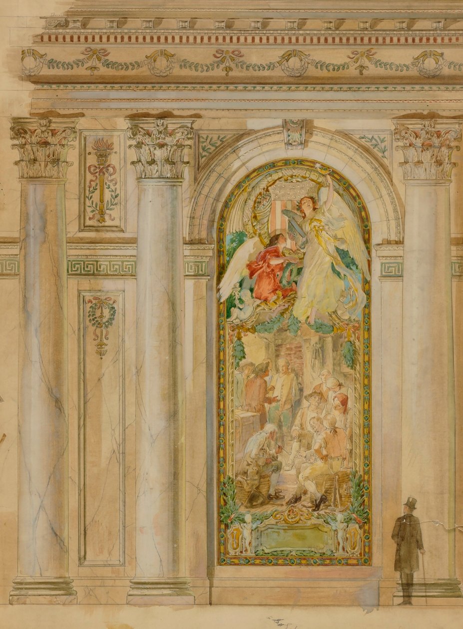 Eine Stadtversammlung von Louis Schaettle