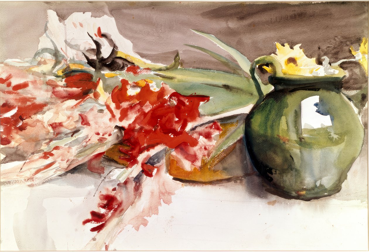 Gladiolenstrauß von Louis Soutter