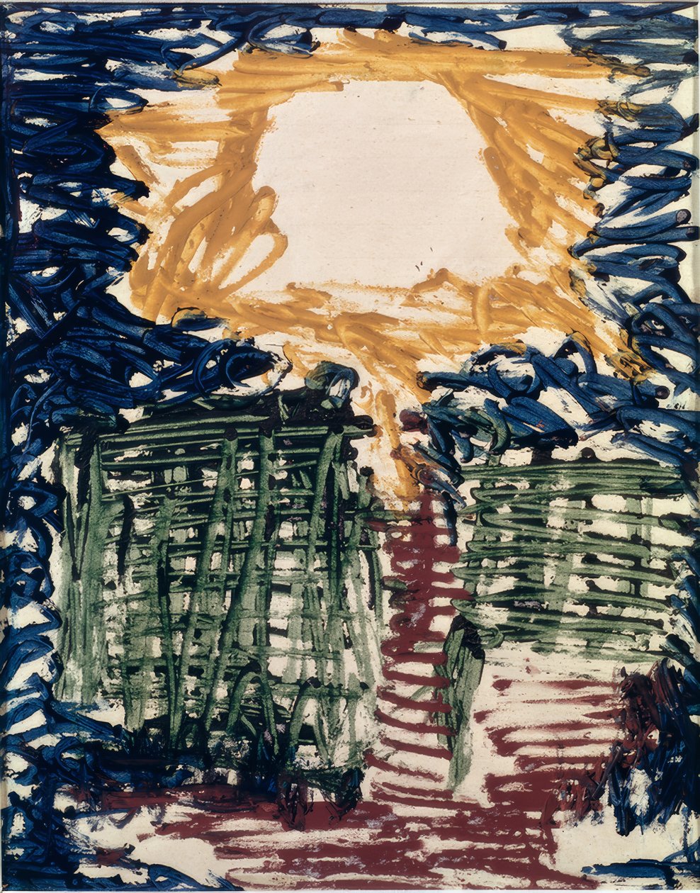 Stuhllehnen von Louis Soutter