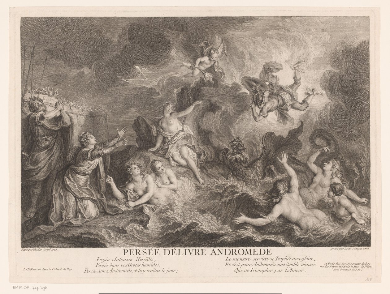 Perseus befreit Andromeda von Louis Surugue