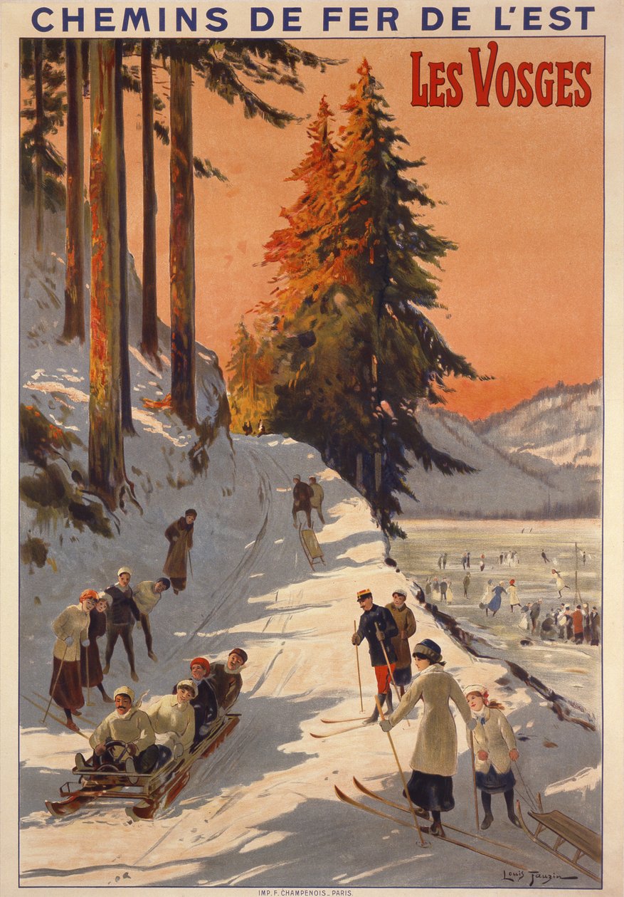 Les Vosges Plakat von Louis Tauzin