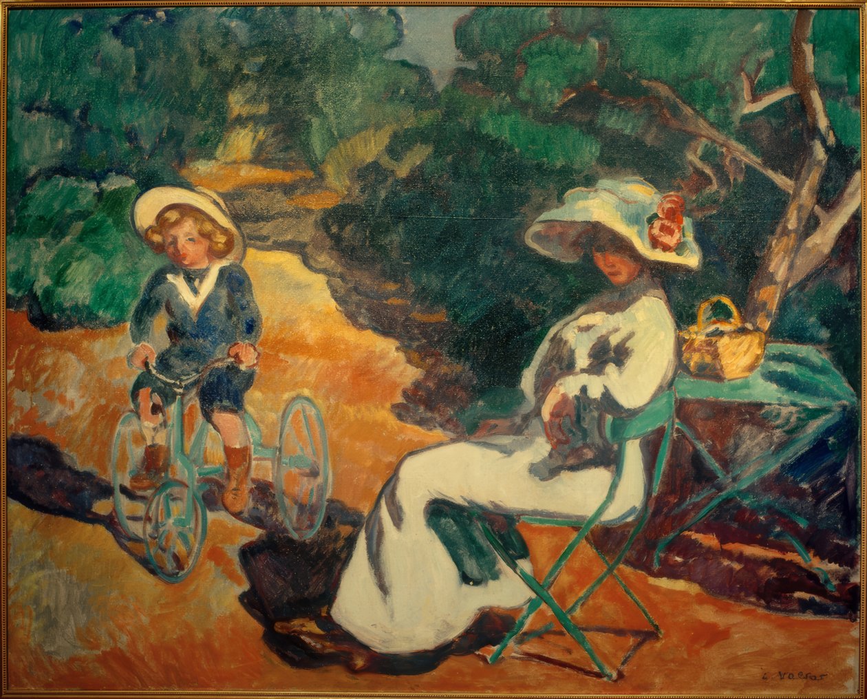 Das Kind auf dem Dreirad von Louis Valtat