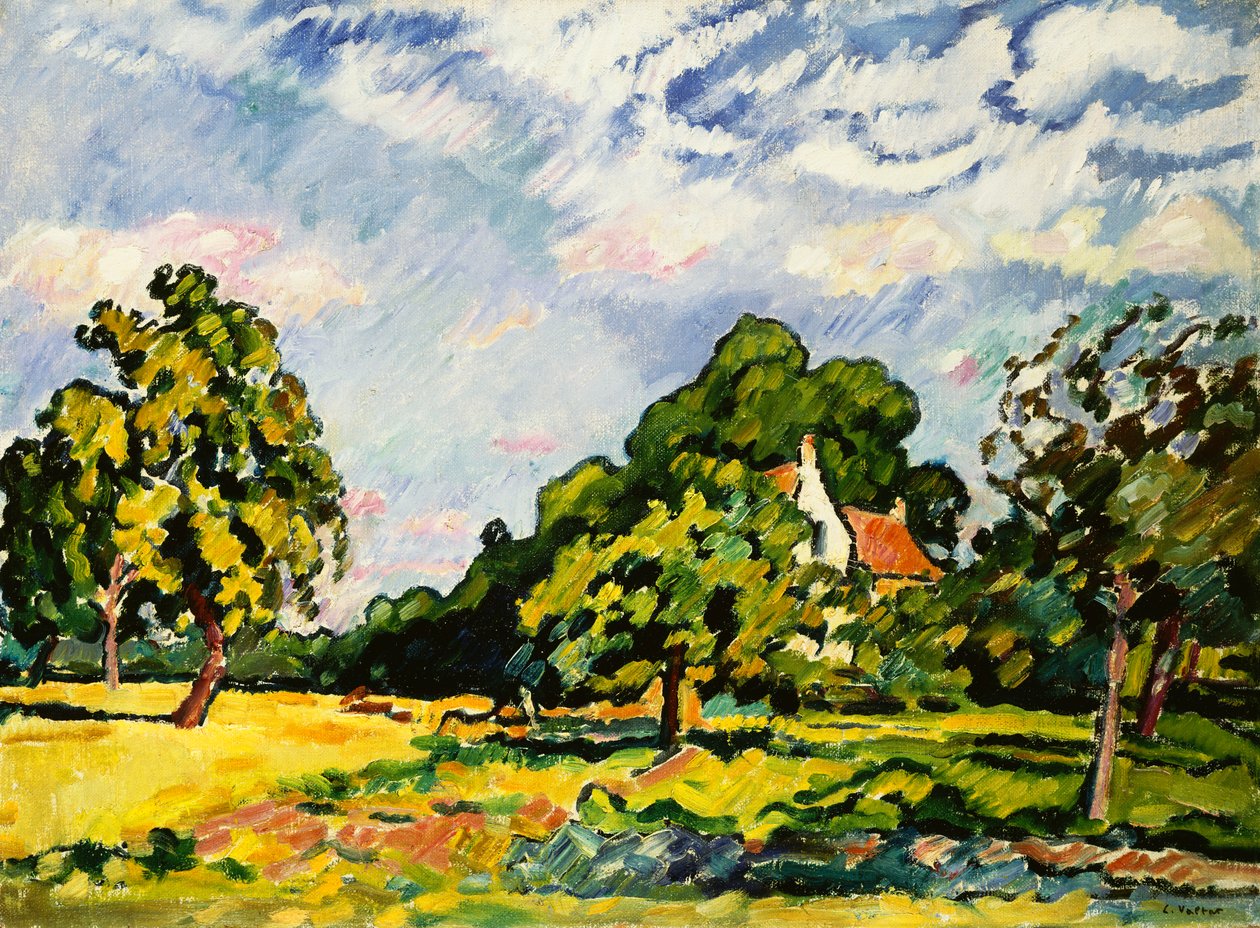 Landschaft in der Normandie von Louis Valtat