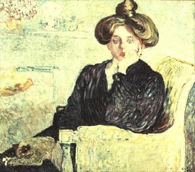Nachdenkliche junge Frau von Louis Valtat