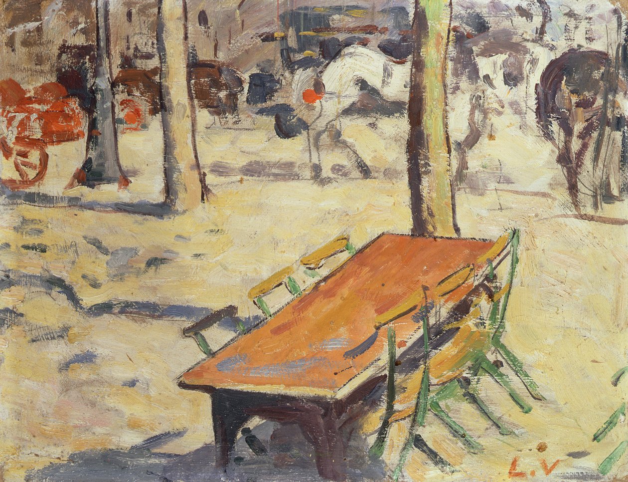 Die schattige Terrasse von Louis Valtat