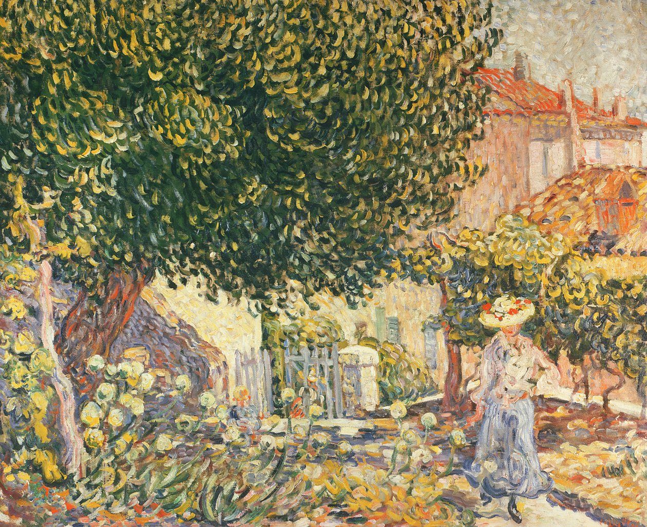 Frau im Garten von Louis Valtat