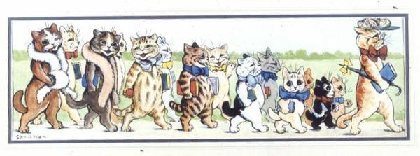 Ein Klassenausflug von Louis Wain