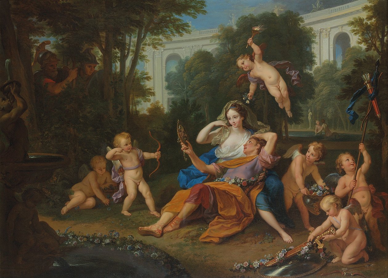 Rinaldo und Armida, 1704 von Louis de Boullogne