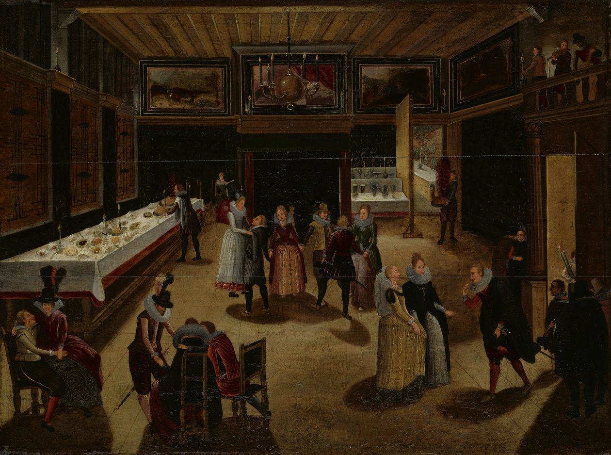 Abendgesellschaft von Louis de Caullery (manner of)