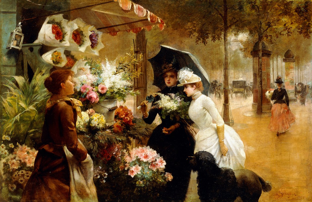 Sommerblumen von Louis de Schryver