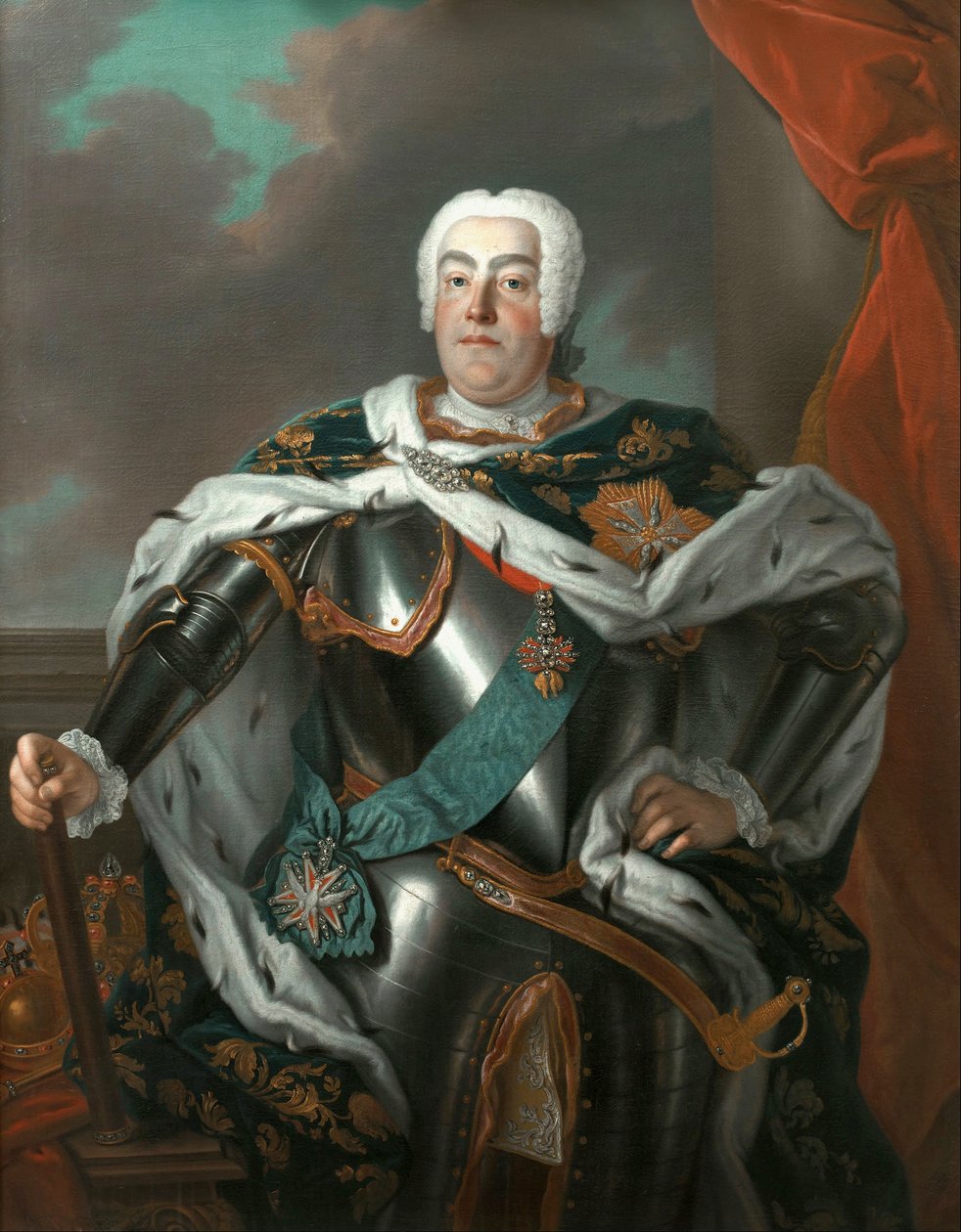 Porträt August III. von Sachsen von Louis de Silvestre