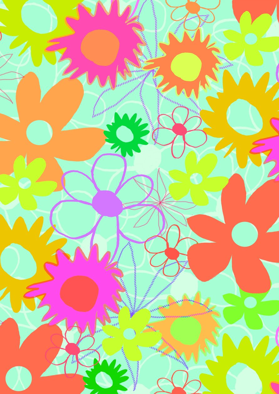 Gemischte Blumen von Louisa Hereford