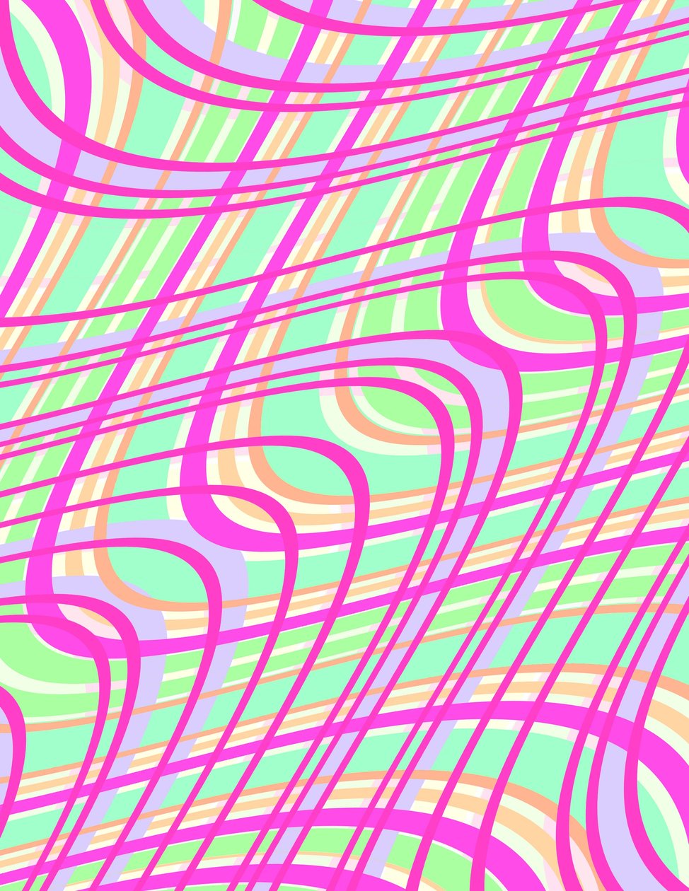 Swirly Check, 2011 von Louisa Hereford