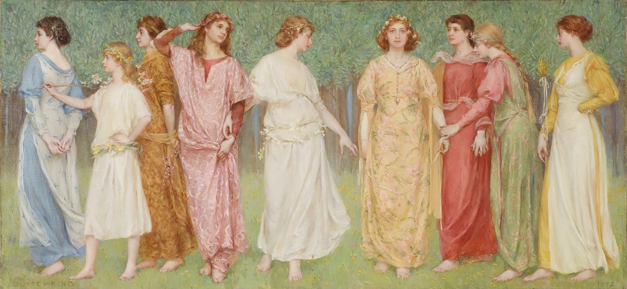 Ein Rondel, 1892 von Louise Howland King Cox