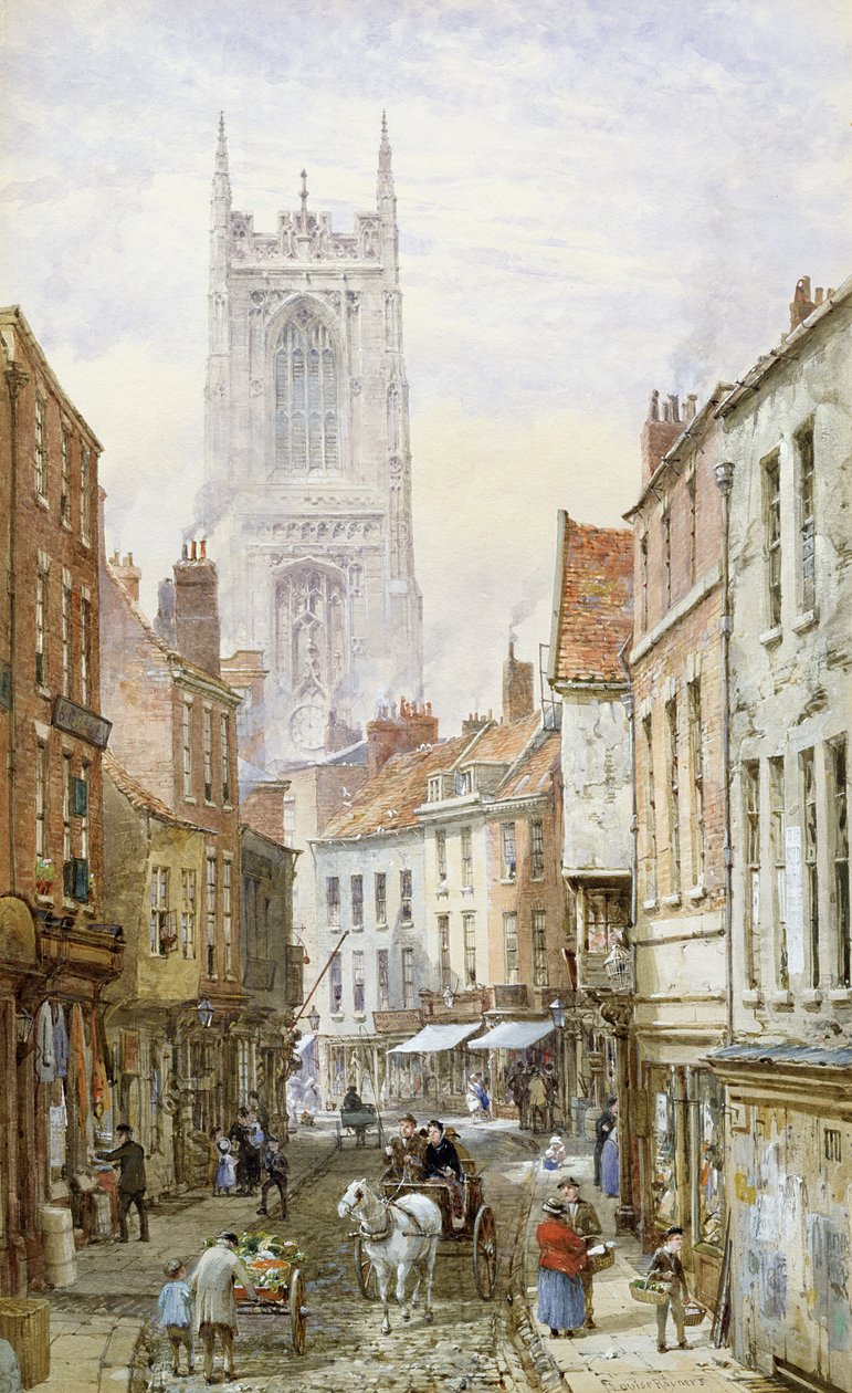 Ansicht von Irongate, Derby von Louise Ingram Rayner