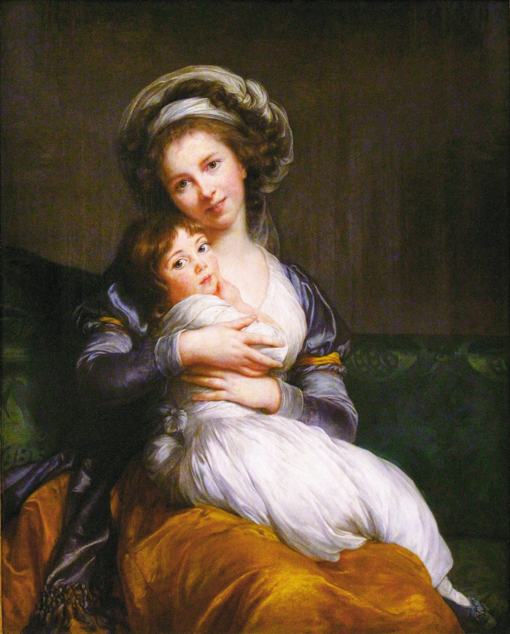 Madame Vigée-Lebrun und ihre Tochter Jeanne Lucia (Julie) von Elisabeth Louise Vigee Lebrun