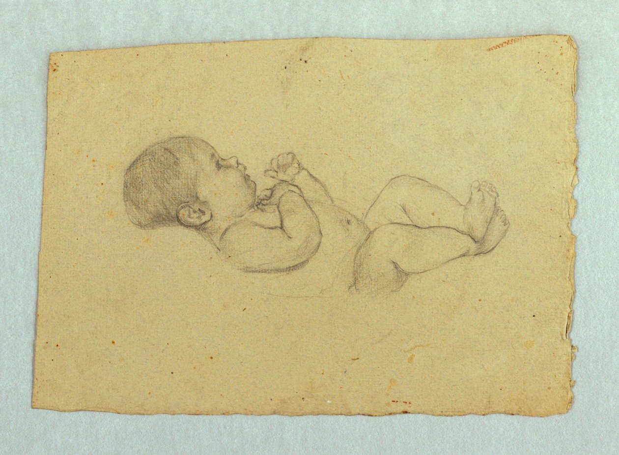 Studie eines Babys von Louise Howland King Cox