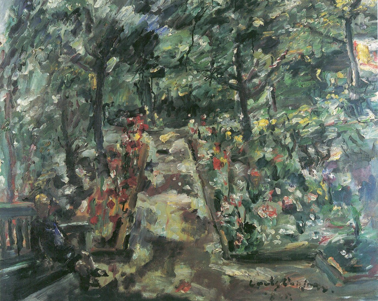 Garten in Berlin-Westend von Lovis Corinth