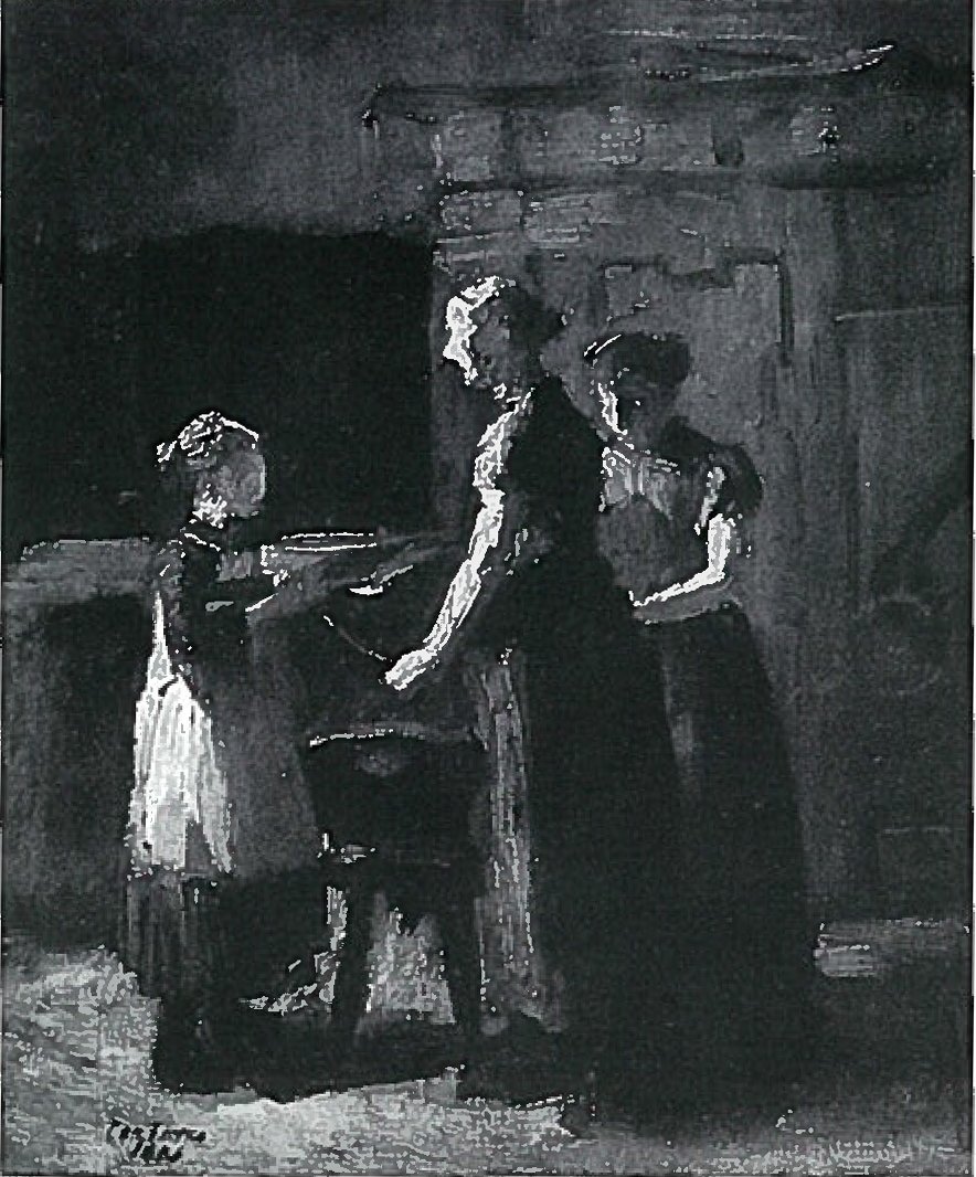 Im Fischerhaus (Studien) von Lovis Corinth