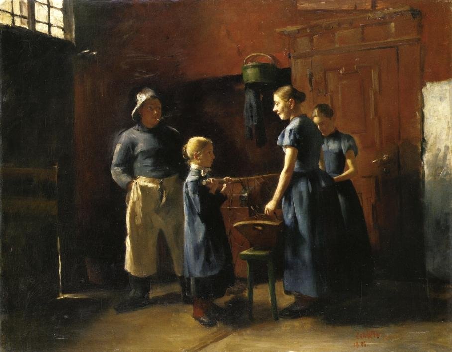 Im Fischerhaus von Lovis Corinth