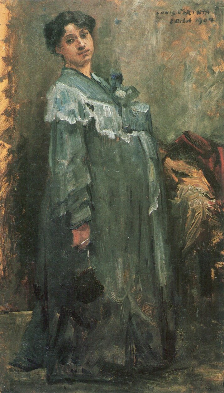 Im Seidenmantel von Lovis Corinth