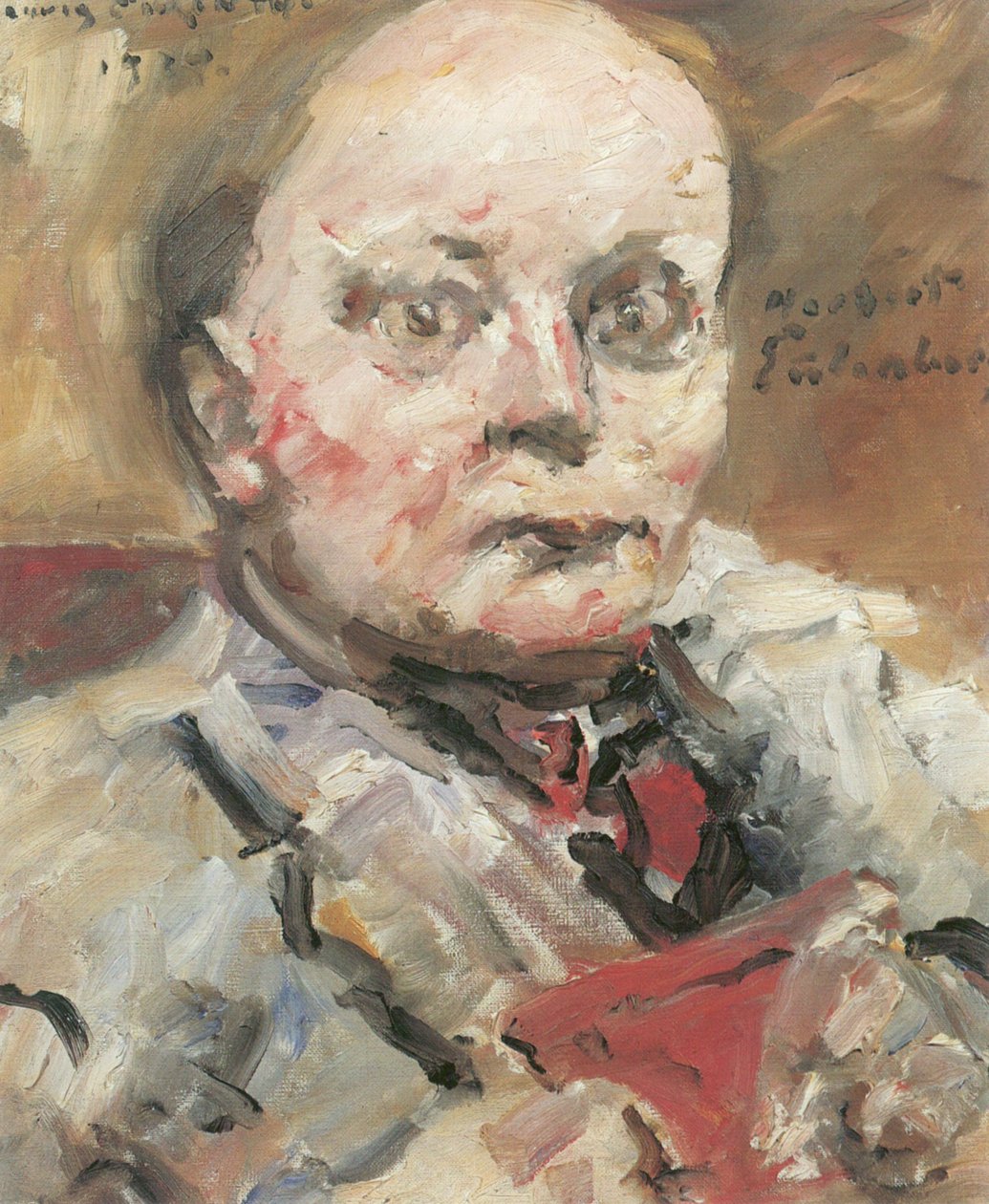 Porträt des Dichters Herbert Eulenberg von Lovis Corinth