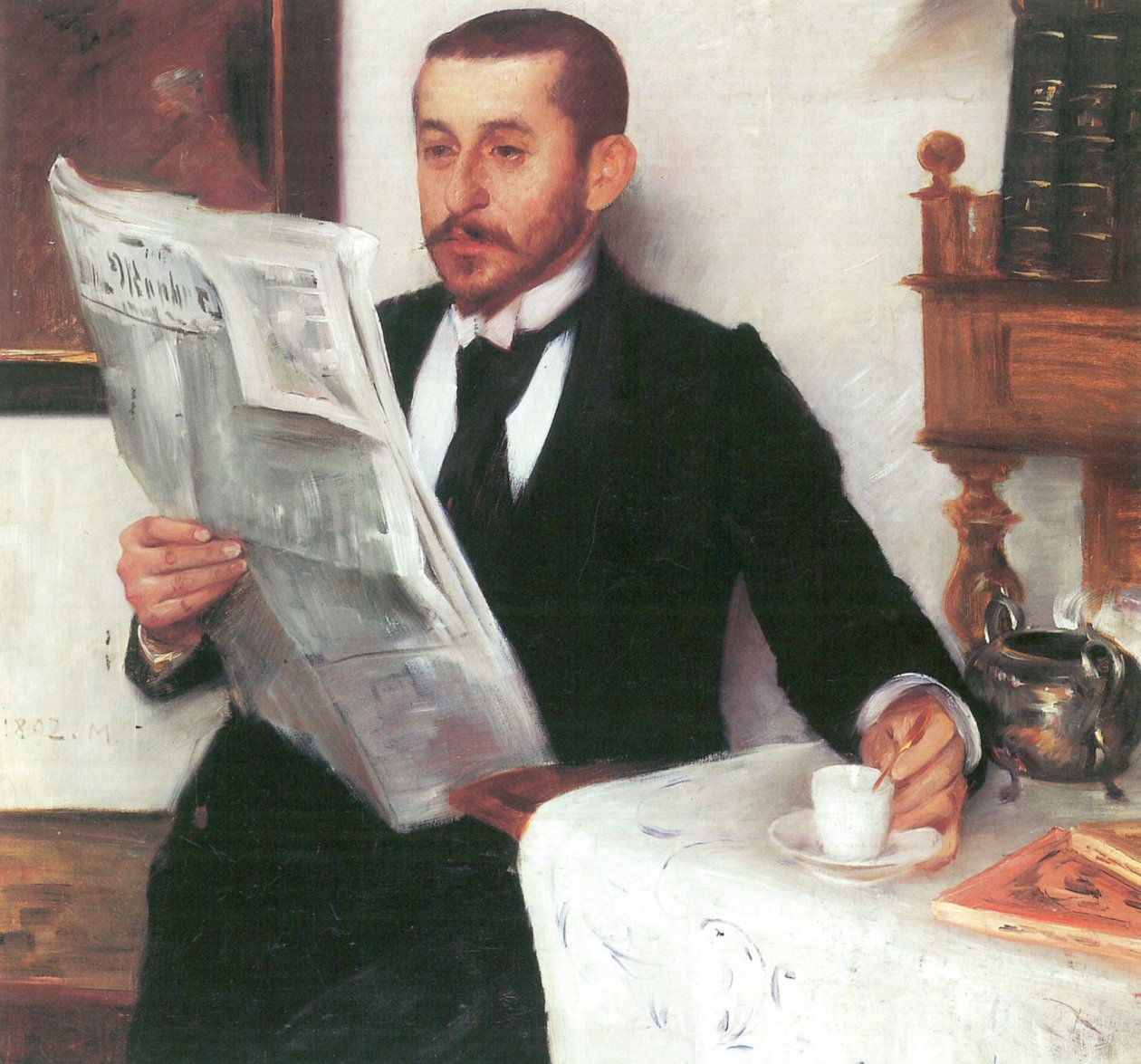 Porträt des Malers Benno Becker von Lovis Corinth