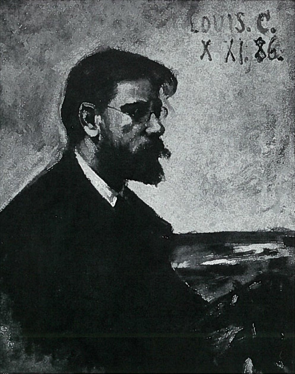 Porträt des Malers Heinrich Fricke von Lovis Corinth