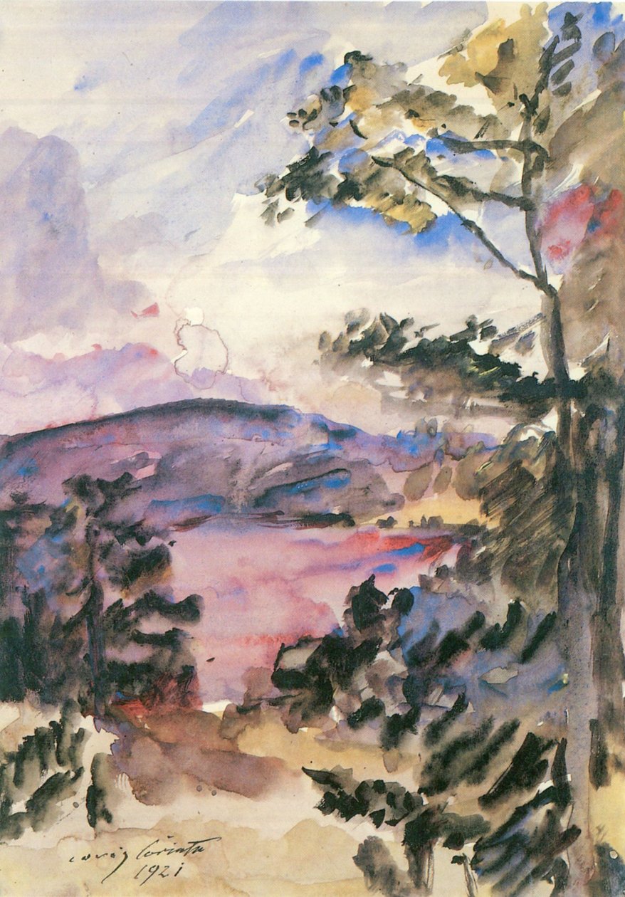 Walchensee, Abendstimmung von Lovis Corinth