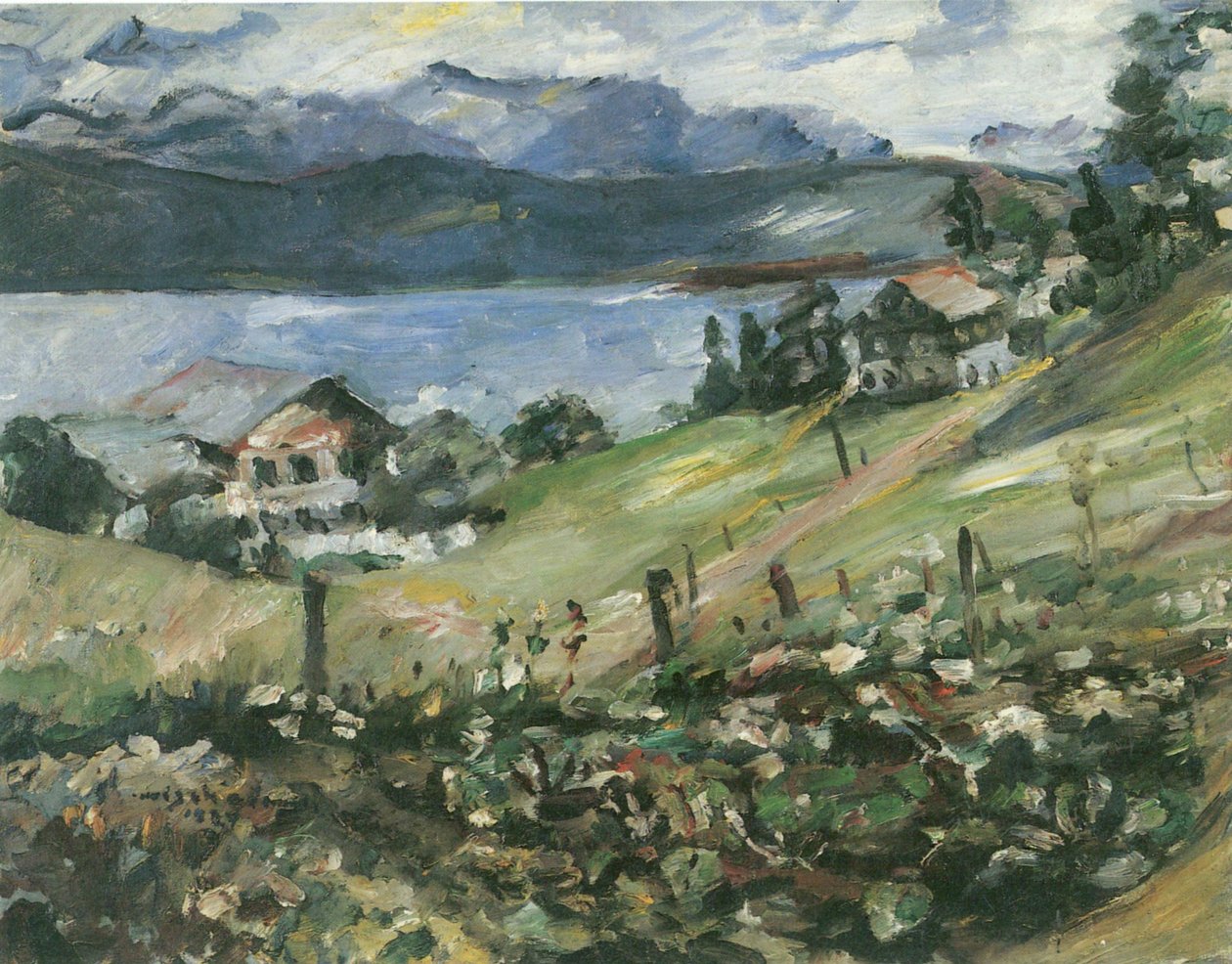 Walchensee, Gemüsegarten von Lovis Corinth