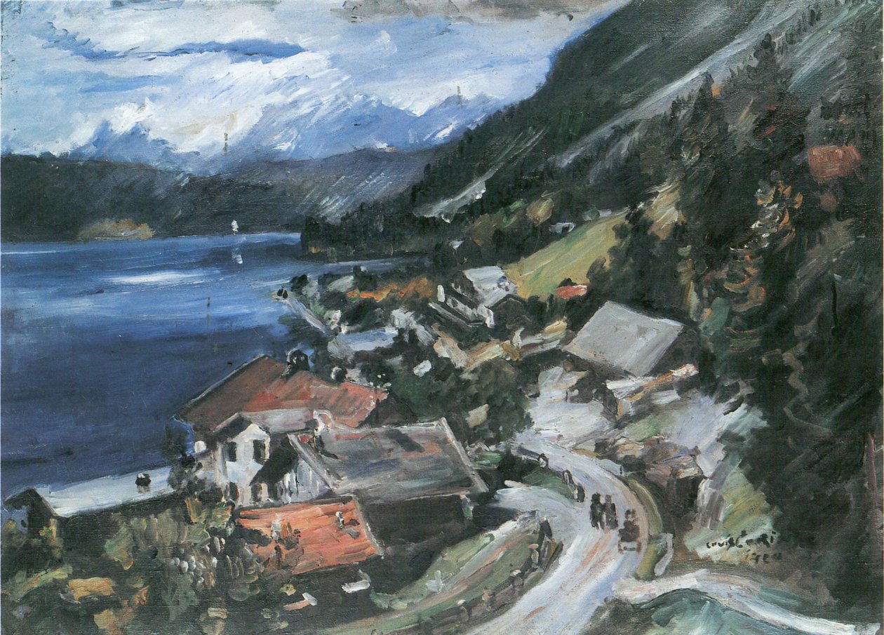 Walchensee, Serpentinen von Lovis Corinth