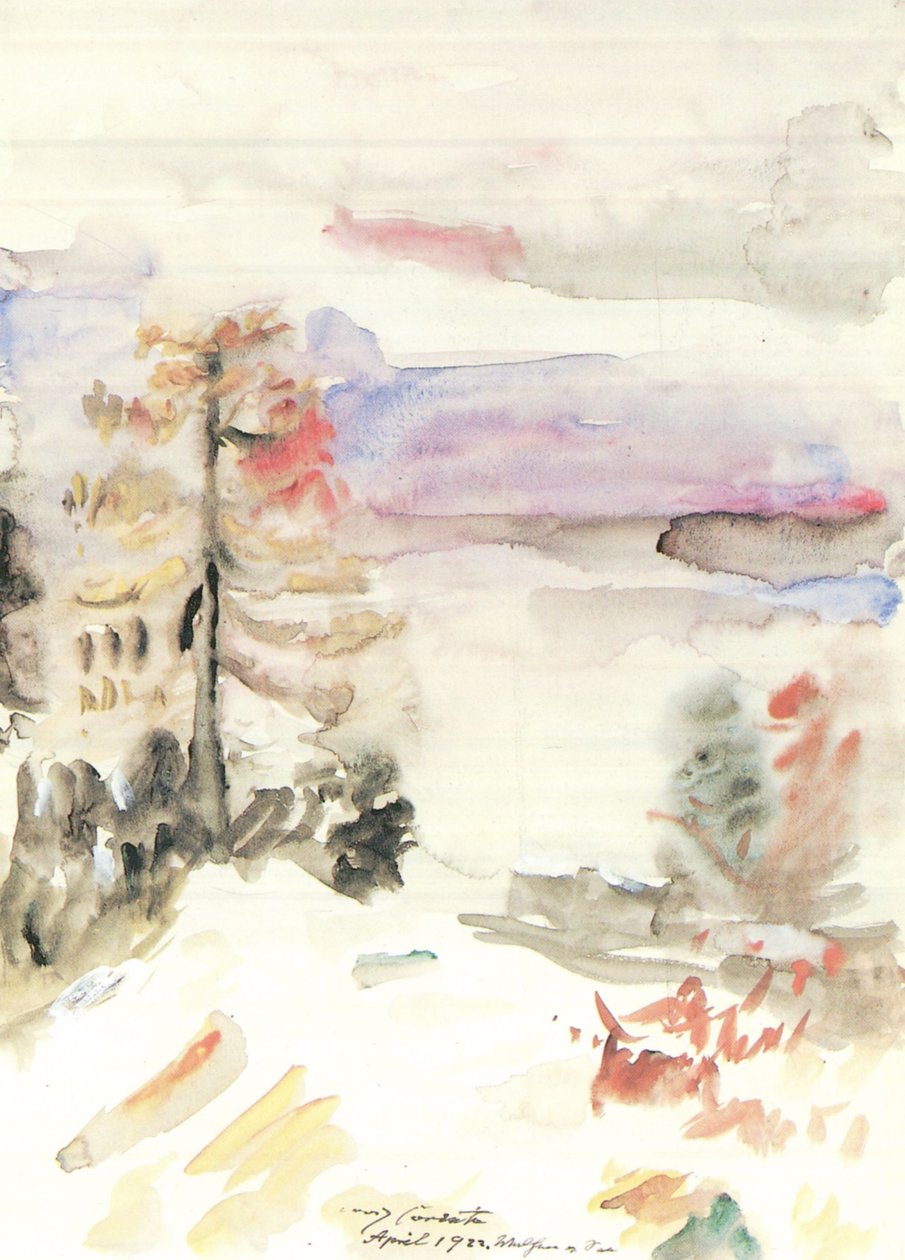 Walchensee im Frühling von Lovis Corinth