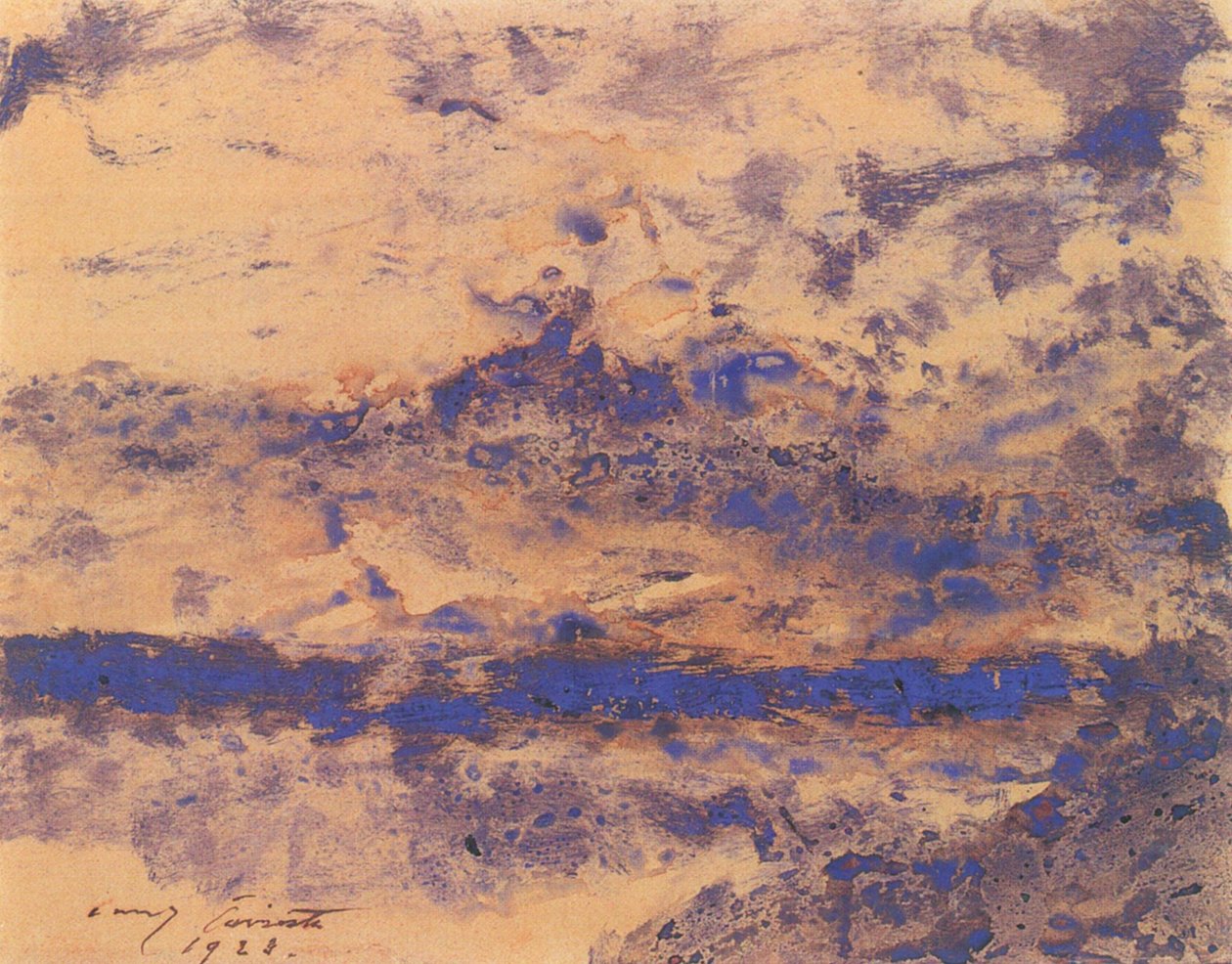 Wolken über dem Meer von Lovis Corinth