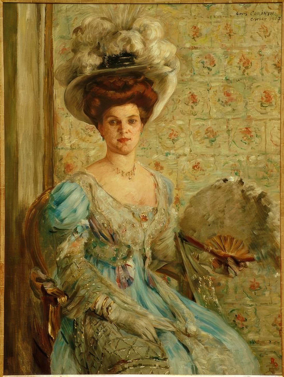 Porträt Gräfin Finkh (Eleonore von Wilke) von Lovis Corinth