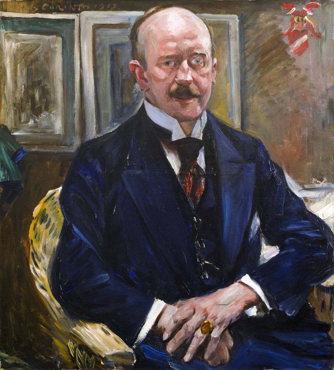 Porträt von Alexander Freiherr von Reitzenstein, 1913 von Lovis Corinth