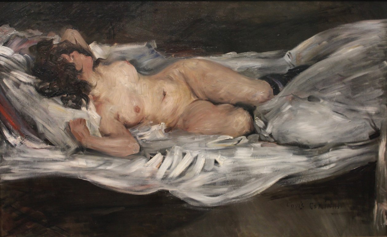 Liegender weiblicher Akt von Lovis (1858 1925) Corinth