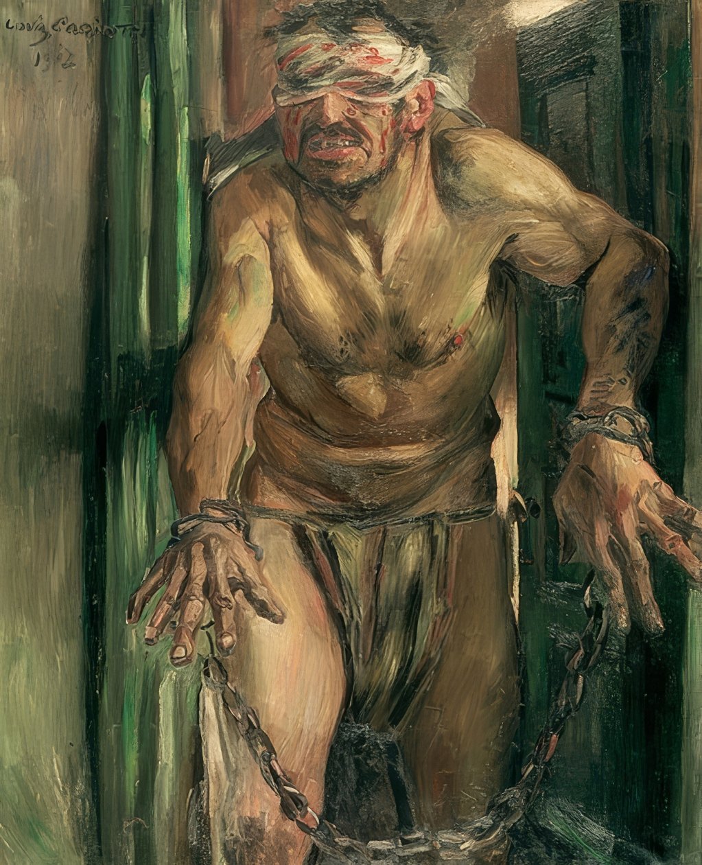 Der geblendete Simson von Lovis Corinth