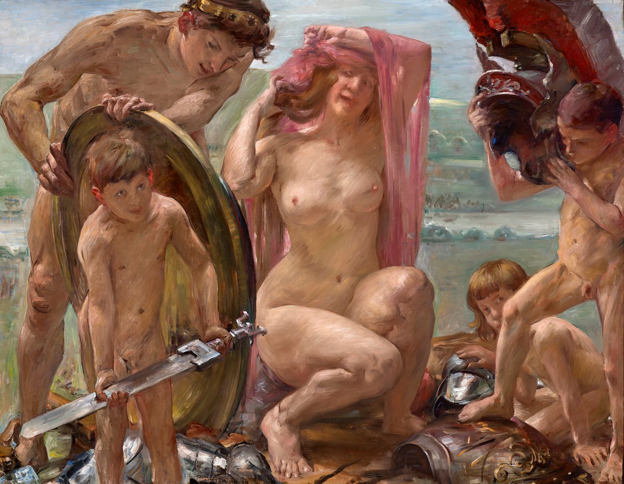 Die Waffen des Mars von Lovis Corinth